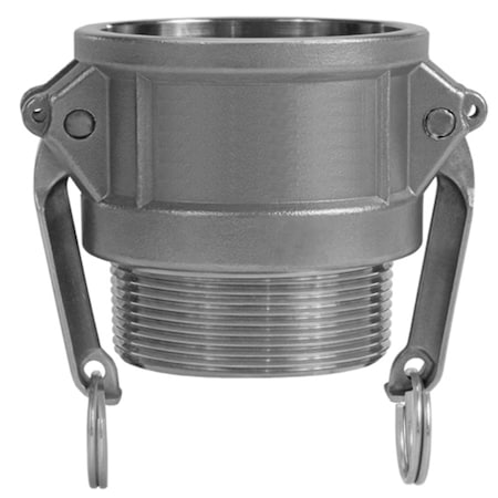 Rubberworx 2" PART B STAINLESS QUICK CPL PART B CPL-MPT 316SS RBX-B-316-200